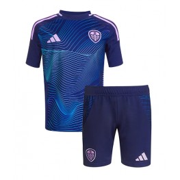 Leeds United Derde tenue Kids 2024-25 Korte Mouw (+ Korte broeken)